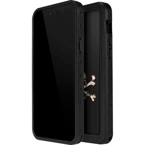 Alchemy Skull and Crossbones iPhone 15 Pro Waterproof Case
